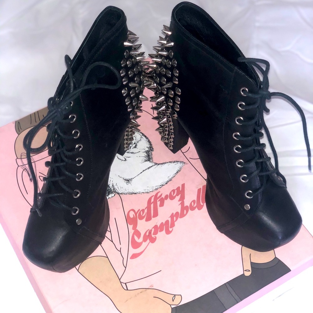 Jeffery Campbell Black Spiked Havana Pump - Picture 4 of 4